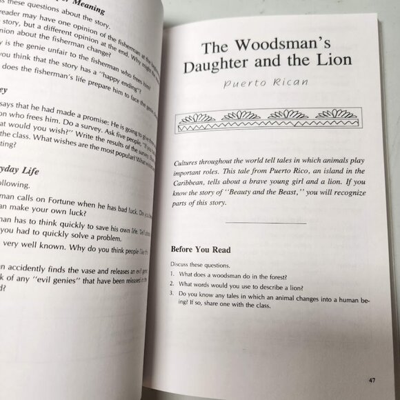 NEW World Folktales Anthology of Multicultural Folk Literature Paperback Book Co - Picture 14 of 16